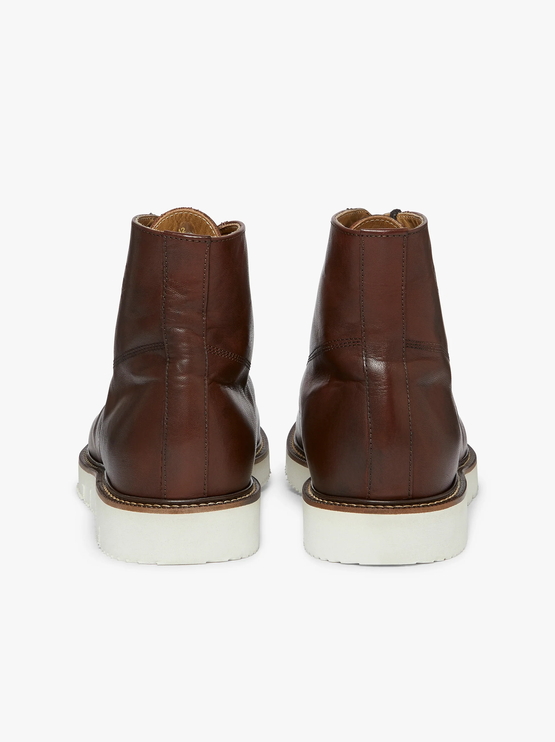 Brewer Round Toe Wedge Boots - Image 4