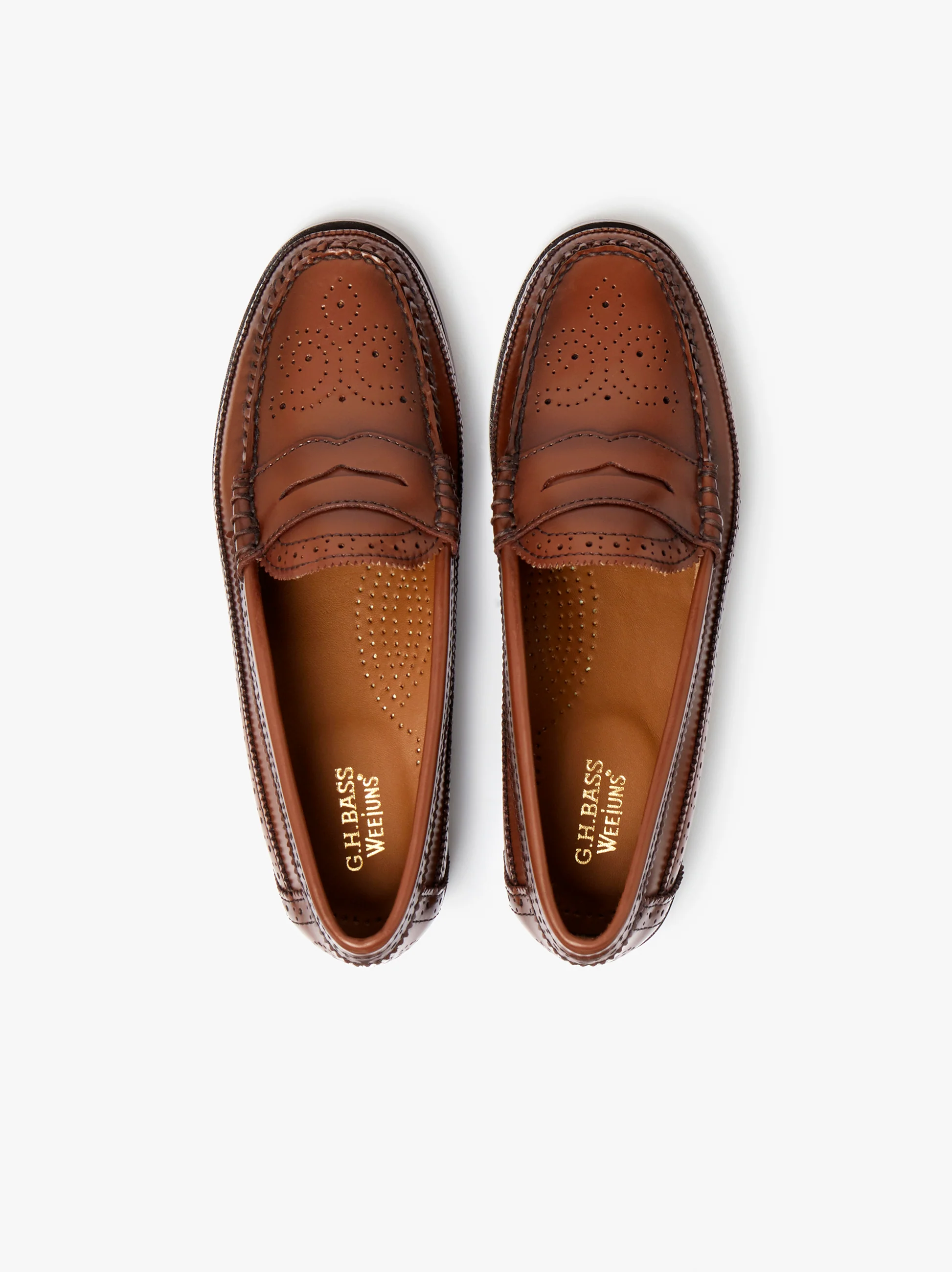 Weejuns Brogue Penny Loafers - Image 3