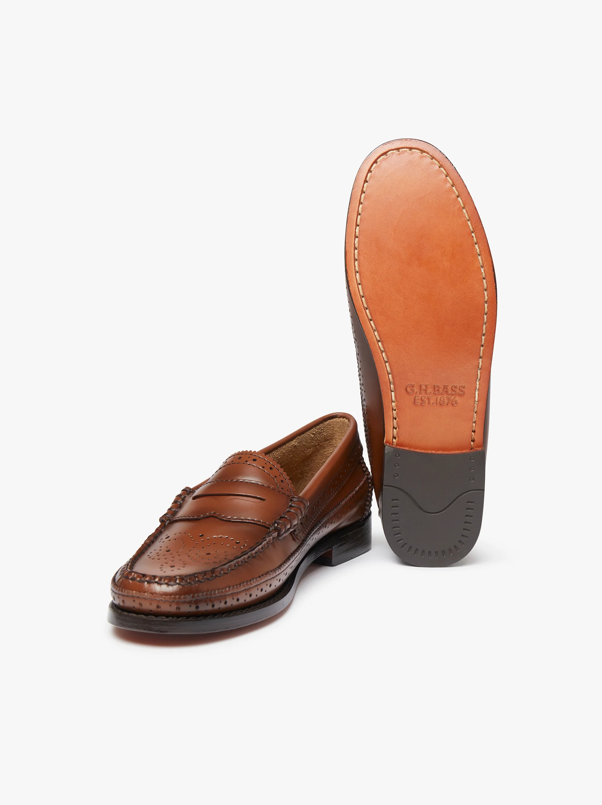 Weejuns Brogue Penny Loafers - Image 5